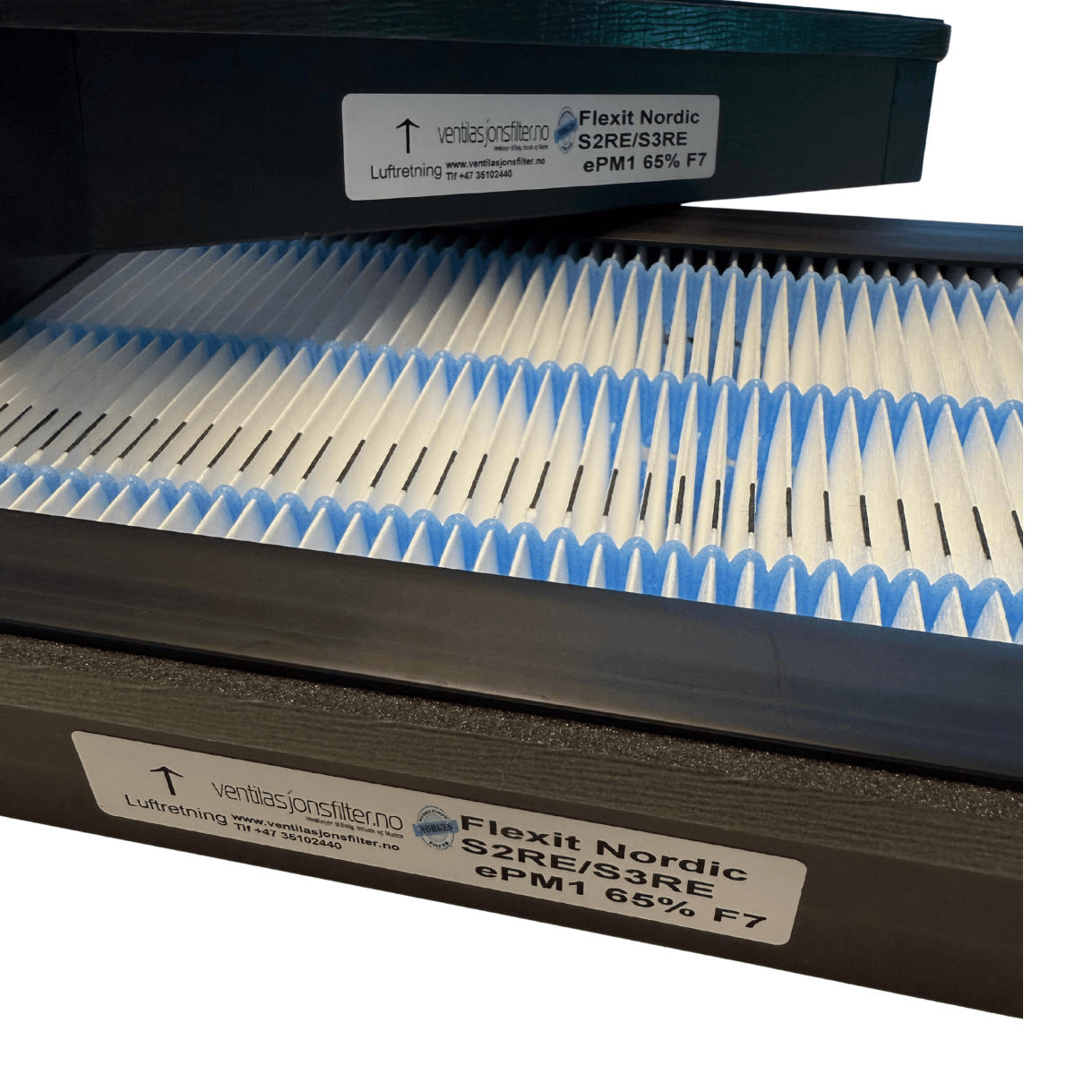 Flexit Nordic s2re/s3re filtersett