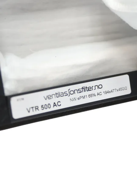 Hovedbilde Karbon Villavent Save VTR 500 posefiltersett