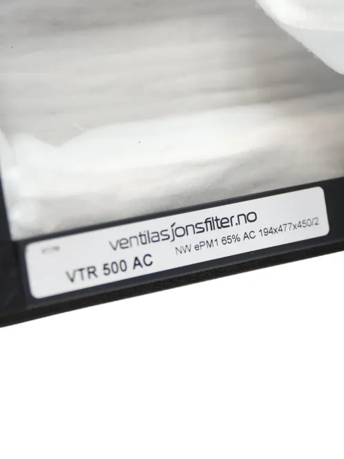 Hovedbilde Karbon Villavent Save VTR 500 posefiltersett