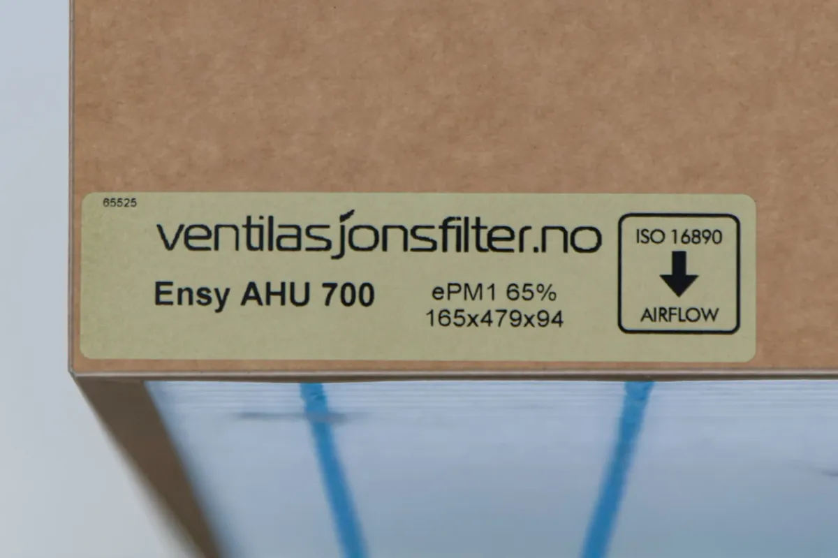 Ensy AHU 700 filtersett